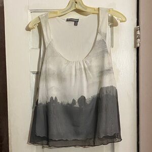 Monochrome Landscape Tank Top
